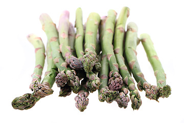 Image showing green asparagus isolated