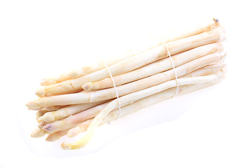 Image showing white asparagus isolated