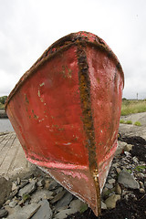 Image showing Rusty old boat