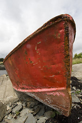 Image showing Rusty old boat