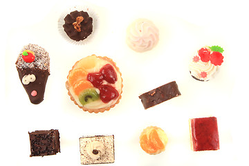 Image showing sweet color desserts