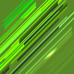 Image showing Green Line Background