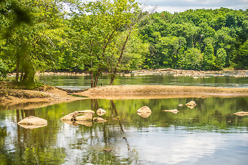 Image showing scenes around landsford canal state park in south carolina