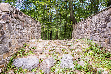 Image showing scenes around landsford canal state park in south carolina