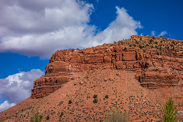 Image showing glen canyon mountains and geological formations