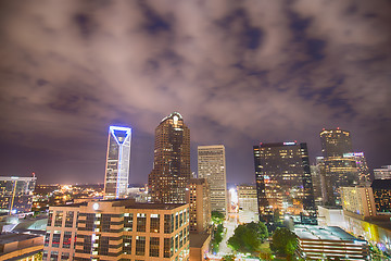 Image showing night view scenes around charlotte north carolina