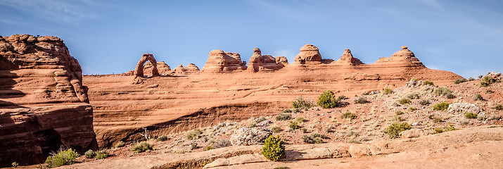 Image showing arches national park near delicate arch