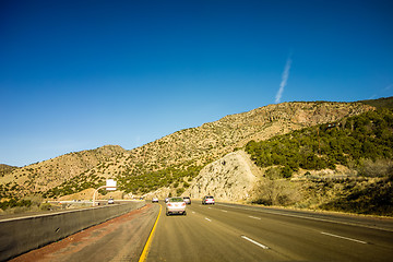 Image showing traveling through new mexico state near albuquerque