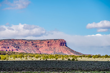 Image showing canyon mountains formations panoramic views near paria utah park