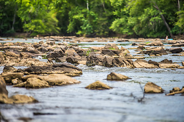 Image showing scenes around landsford canal state park in south carolina