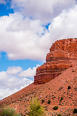 Image showing landscapes near abra kanabra and zion national park in utah