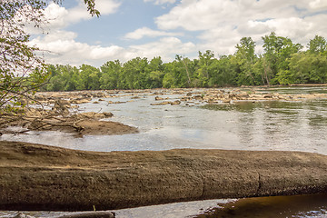 Image showing scenes around landsford canal state park in south carolina