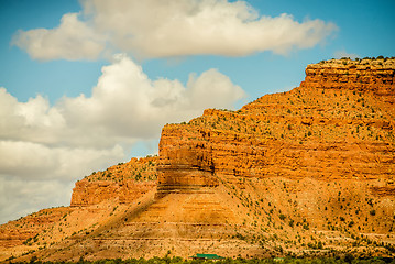 Image showing landscapes near abra kanabra and zion national park in utah