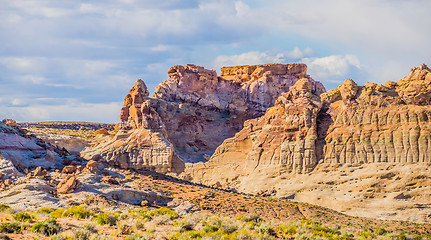 Image showing canyon geological formations in utah and arizona