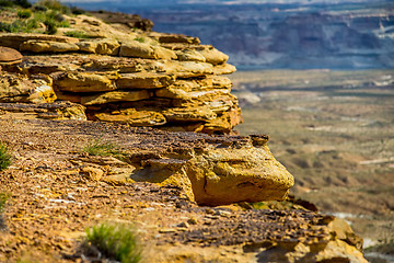 Image showing landscape scenes near lake powell and surrounding canyons