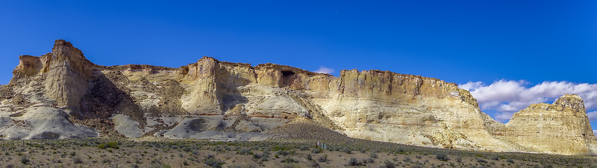 Image showing landscape scenes near lake powell and surrounding canyons