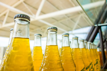 Image showing arrangement of beverage bottles on display