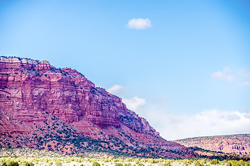 Image showing canyon mountains formations panoramic views near paria utah park