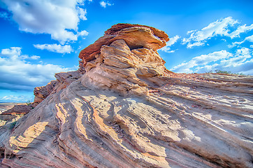 Image showing hoodoo rock formations near grand canyon