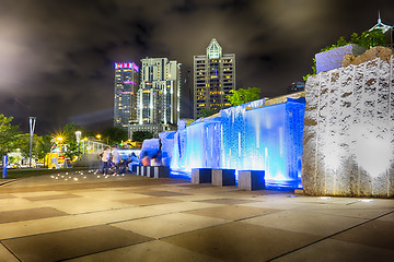 Image showing night view scenes around charlotte north carolina