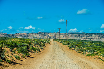 Image showing landscape scenes near lake powell and surrounding canyons