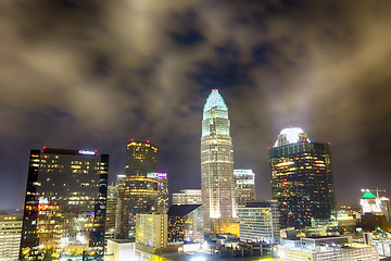 Image showing night view scenes around charlotte north carolina