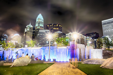 Image showing night view scenes around charlotte north carolina