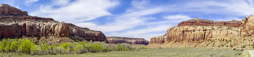 Image showing glen canyon mountains and geological formations