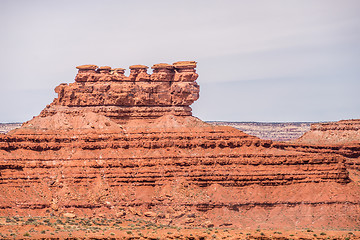 Image showing hoodoo rock formations at utah national park mountains