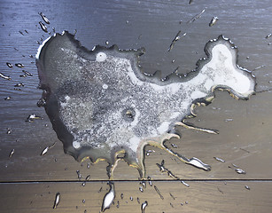 Image showing spilled liquid