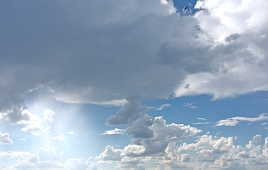 Image showing rainy sky