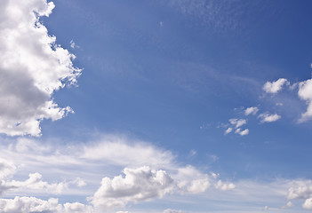 Image showing real blue sky