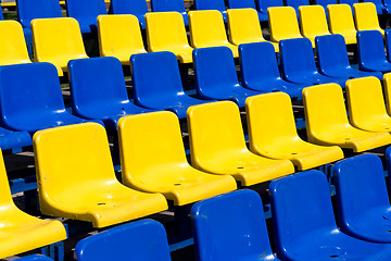 Image showing stadium seats