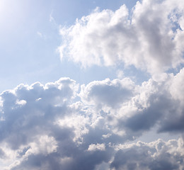 Image showing rainy clouds