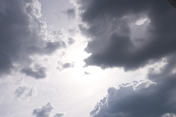 Image showing rainy sky