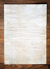 Image showing old paper