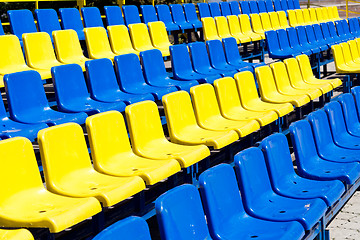 Image showing stadium seats