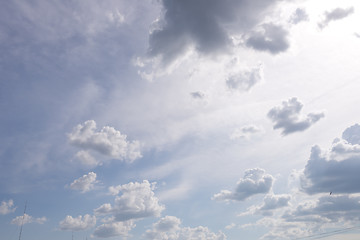 Image showing rainy clouds