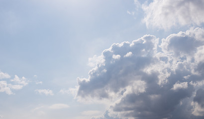 Image showing rainy sky