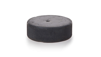 Image showing Hockey puck isolated