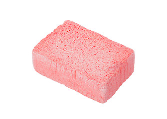 Image showing Simple sponge isolated on white