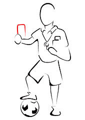 Image showing Football referee