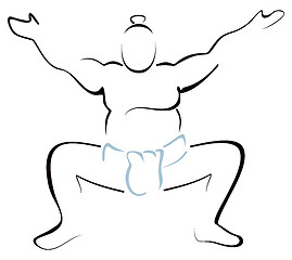 Image showing Sumo wrestler