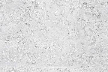 Image showing Grungy white concrete wall background