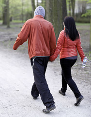 Image showing Young couple of people