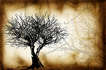 Image showing Grunge Tree design