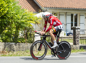 Image showing The Cyclist Adam Hansen - Tour de France 2014