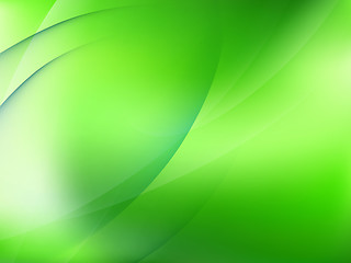 Image showing Green abstract wallpaper pattern. EPS 10