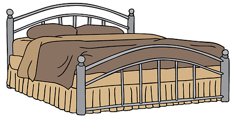 Image showing Big bed