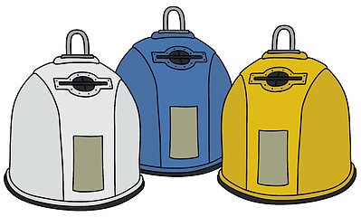 Image showing Recycling containers